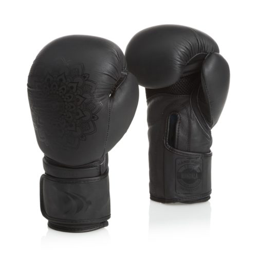 BOX RUKAVICE DÁMSKÉ MANDALA matt/black
