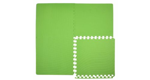 Fitness podložka Puzzle 1 cm - 4ks, zelená - Image 3