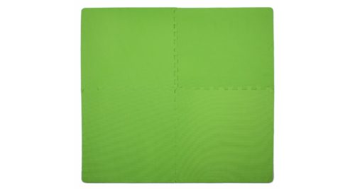 Fitness podložka Puzzle 1 cm - 4ks, zelená - Image 2