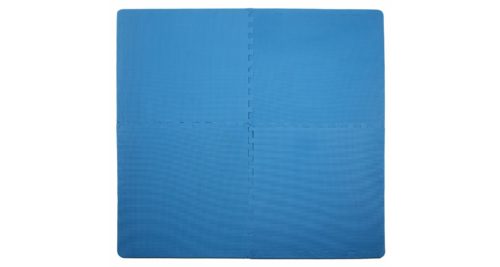 Fitness podložka Puzzle 1 cm - 4ks, modrá - Image 3